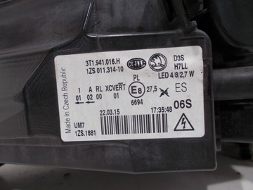 фото thumb №13, Skoda superb ii рестайлінг 13-15 лампа передня права оригінал