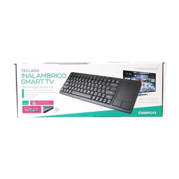 Беспроводная IT-клавиатура для Smart TV с тачпадом, черная