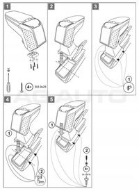 фото thumb №7, Подлокотник с адаптер do škoda fabia iii, 2014-2021, arm2-black