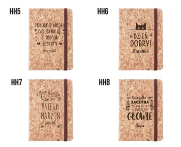 Notes pamiętnik ekologiczny personalizowany grawer