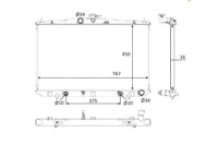 Радиатор lexus rx350 3,5 09- nrf Цена, фото thumb