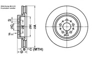 фото thumb №1, Ate гальмівні диски гальмівні 2szt alfa romeo 147 3.2 gta
