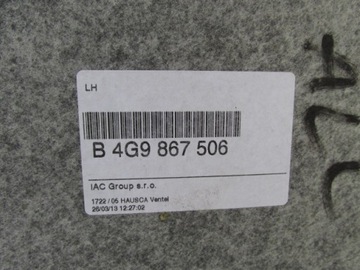 фото thumb №8, Audi a6 c7 2013r. allroad універсал avant стеля 4g9867506 mondsilber