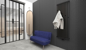 MX HANGER радиатор 570x900 50 мм черный
