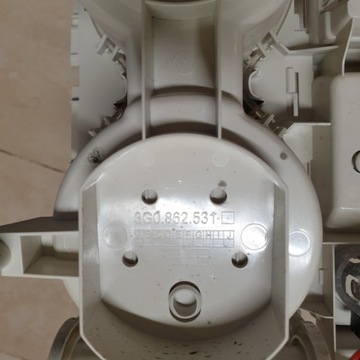 фото thumb №9, Бардачок полка держатель na кружка подстаканник ролетка vw passat b8 3g оригинальный номер