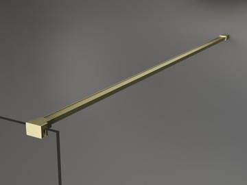 MEXEN KIOTO ŚCIANKA PRYSZNICOWA WALK-IN 95 x 200 CM ZŁOTA szkło 8 mm