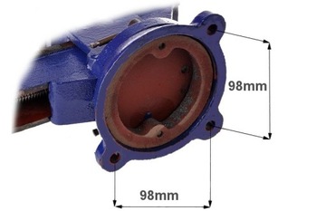 ПОВОРОТНЫЕ ЗАМОЧНЫЕ ТИСКИ С НАКОВАЛЬНИЦЕЙ KD1102 125мм
