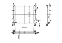 фото thumb №1, Hart 605 568 радіатор, система охолодження двигуна