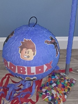 БОЛЬШАЯ ПИНАТА 88 см ПАЛКА ROBLOX PINATA + БЕСПЛАТНЫЕ ПОДАРКИ