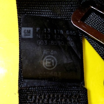 фото thumb №12, Pas безпеки правий зад ii ряд opel zafira b 5d 040683 nr1583