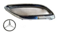 Купить Хром рамка правая выхлоп бампера задний  mercedes cla 118, фото thumb