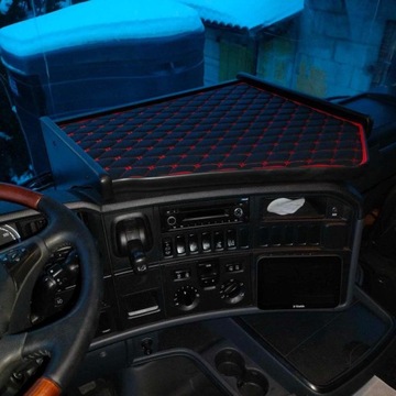 фото thumb №6, Полка средняя scania r/g/p 2009-2016 кожзам royal