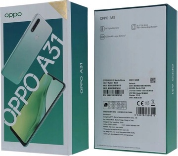 Смартфон Oppo A31 6 ГБ/128 ГБ Зеленый