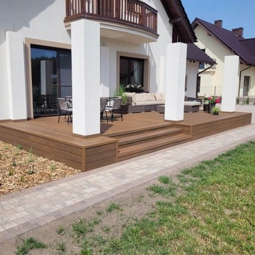 DESKA TARASOWA KOMPOZYTOWA Premium Liderwood | Amber/Antique PRÓBKA