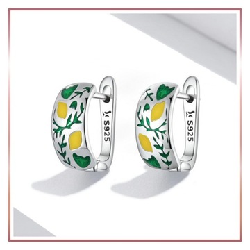 Серебряные серьги LEMON BRANCH S925 LEMON