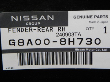 фото thumb №6, Nissan x-trail t30 задній крило права сторона