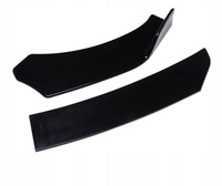 фото thumb №9, Універсальний спліттер накладка передній бампера спойлер чорний блиск