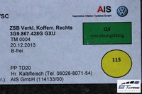 фото thumb №7, Vw passat b8 kombi обшивка + килимок багажника 3g9867427a 3g9867428f 3g9867428