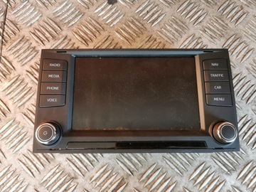 фото thumb №1, Радио дисплей seat leon iii оригинальный номер 5f0919604a