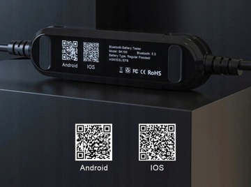 ТЕСТЕР АККУМУЛЯТОРА 6 В 12 В Bluetooth 5.0, польский
