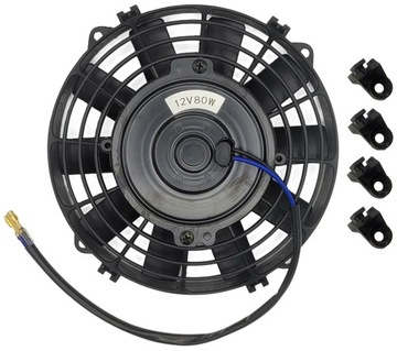 фото thumb №1, Вентилятор универсальный радиатор 8" 195mm прямой - нажимной