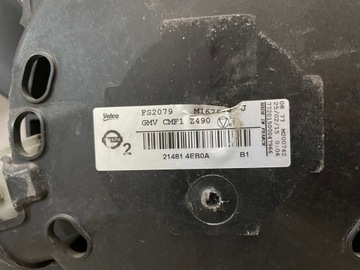 Qashqai II J11 Вентилятор радиатора 214814EB0A