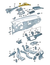 фото thumb №1, Жабо відбивач wody vw t-roc права