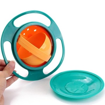 СЕРЕБРЯНАЯ ЧАШКА BABY BOWL для малышей в форме НЛО