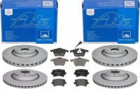 фото thumb №1, Ate гальмівні диски+ гальмівні колодки перед+ задня audi tt 8j 340+310mm