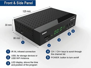 Tuner Dekoder DVB-T2 Edision EDISON PICCO T265