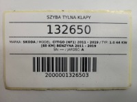 Скло задня кришки задній skoda citigo seat mi vw up оригінал Доставка, фото thumb