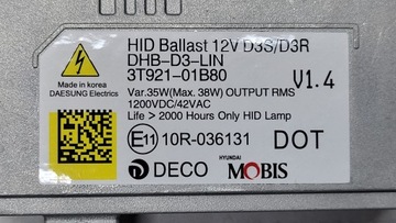 фото thumb №8, Преобразователь модуль ксенон kia hyundai santa fe 12-18 оригинальный номер 3t921-01b80 v1.4 ory