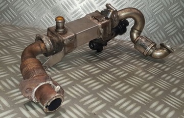 фото thumb №8, Bmw e46 e60 e65 3.0 d m57n радіатор вихлопних газів egr труба термостат 7789790