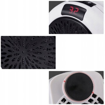 GRZEJNIK ELEKTRYCZNY MINI TERMOWENTYLATOR 900W