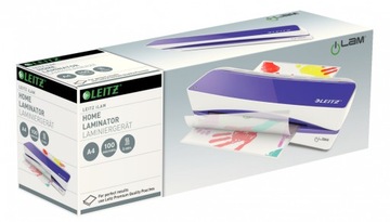 Laminator Leitz iLAM Home A4 fioletowy x2