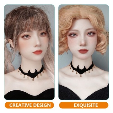 Księżyc Choker Halloween rekwizyt Cosplay łań