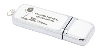 Кожаная флешка Первое Святое Причастие 8 ГБ USB 2.0 + гравировка причастия