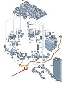 фото thumb №1, Audi e-tron gt двигун охолоджуюча рідина труба 9j1121517a