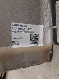 фото thumb №8, Mercedes glk x204 09-15 обшивка перед задняя a2046801041 usa