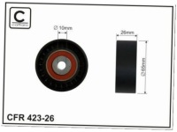 фото thumb №2, Ролик ремень клиновой renault laguna i 2.2 safrane ii 2.2 espace iii 2.2