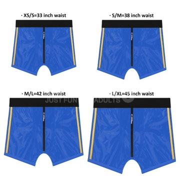 Bokserki Strap-on M/L - Chic Strap-On shorts (36 - 39 inch waist) Blue