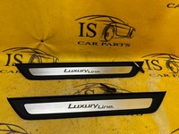 фото thumb №1, Планка порогова накладка декоративна хром led люкс line bmw 5 g30