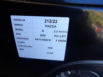 фото thumb №6, Кришка задня mazda 3 i lak. 16w хетчбек 5d