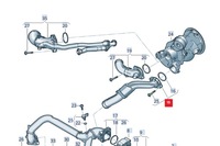 фото thumb №7, Audi q5 fy 80a wąż интеркулер 06m145673at оригинальный