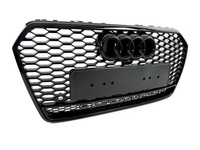 фото thumb №9, Решётка радиатора решётка радиатора audi a7 4g8 lift 14-17 образец rs7 plaster соты чёрный блеск