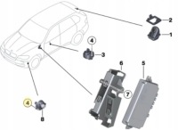 Kpl x2 камера бампера правая + левая боковая bmw 5 f10 f11 f06 f12 f01 f02 Цена, фото thumb