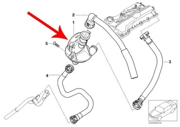 фото thumb №5, Оригинальный номер bmw сепаратор масла вентиляция картера bmw 1 e87 120