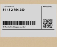 фото thumb №1, Молдинг кронштейн. кришки bag. ґрунтований. mini coupé r58 r56 lci cabrio r57 r56