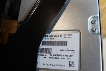 фото thumb №9, Усилитель bang olufsen audi a5 8t 8t0035223s