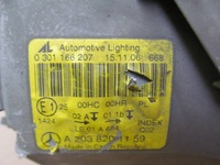 фото thumb №15, Mercedes w203 рестайлинг 04-07 фара лампа левый перед передняя левая c410